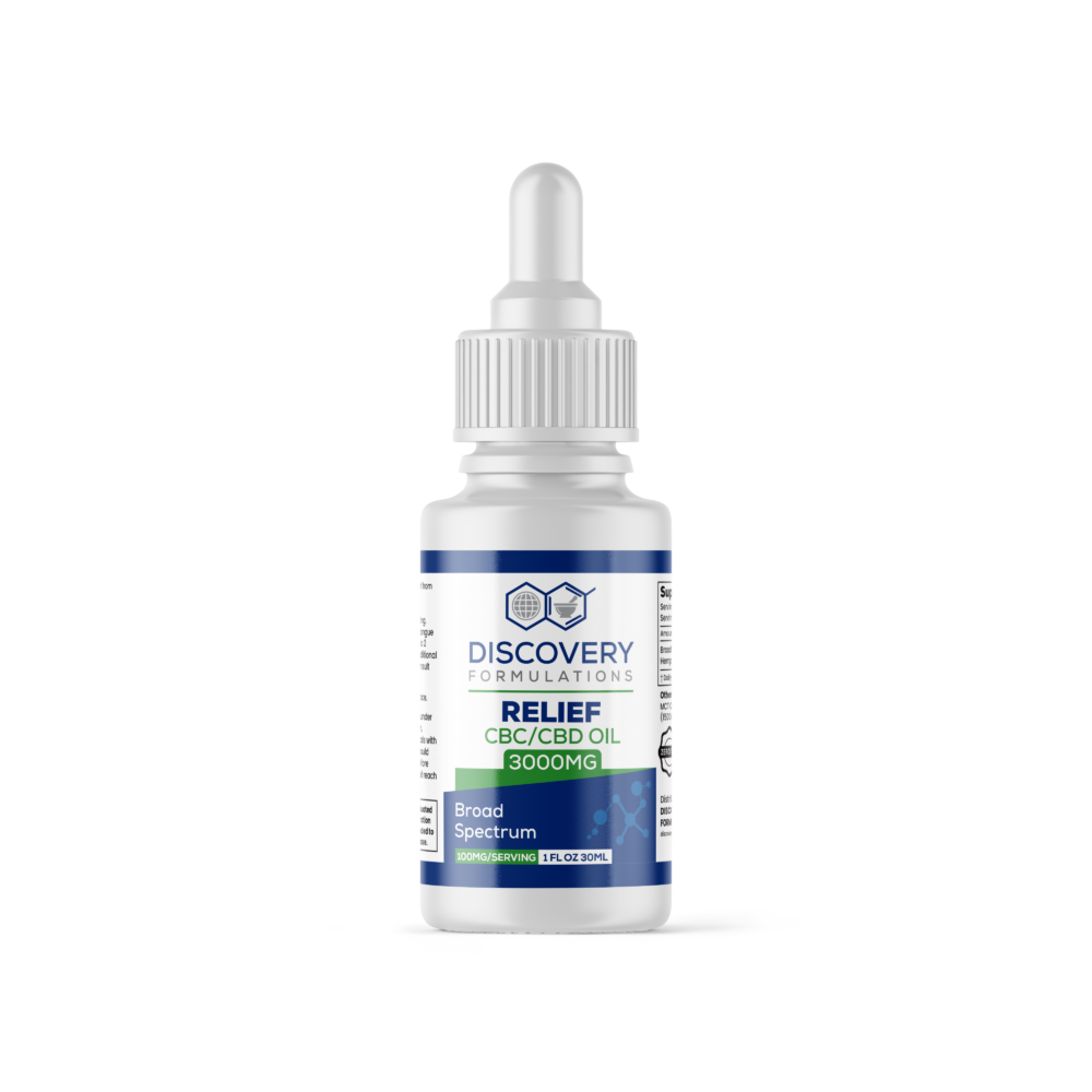 Relief CBC-CBD Tincture 3000MG Broad Spectrum