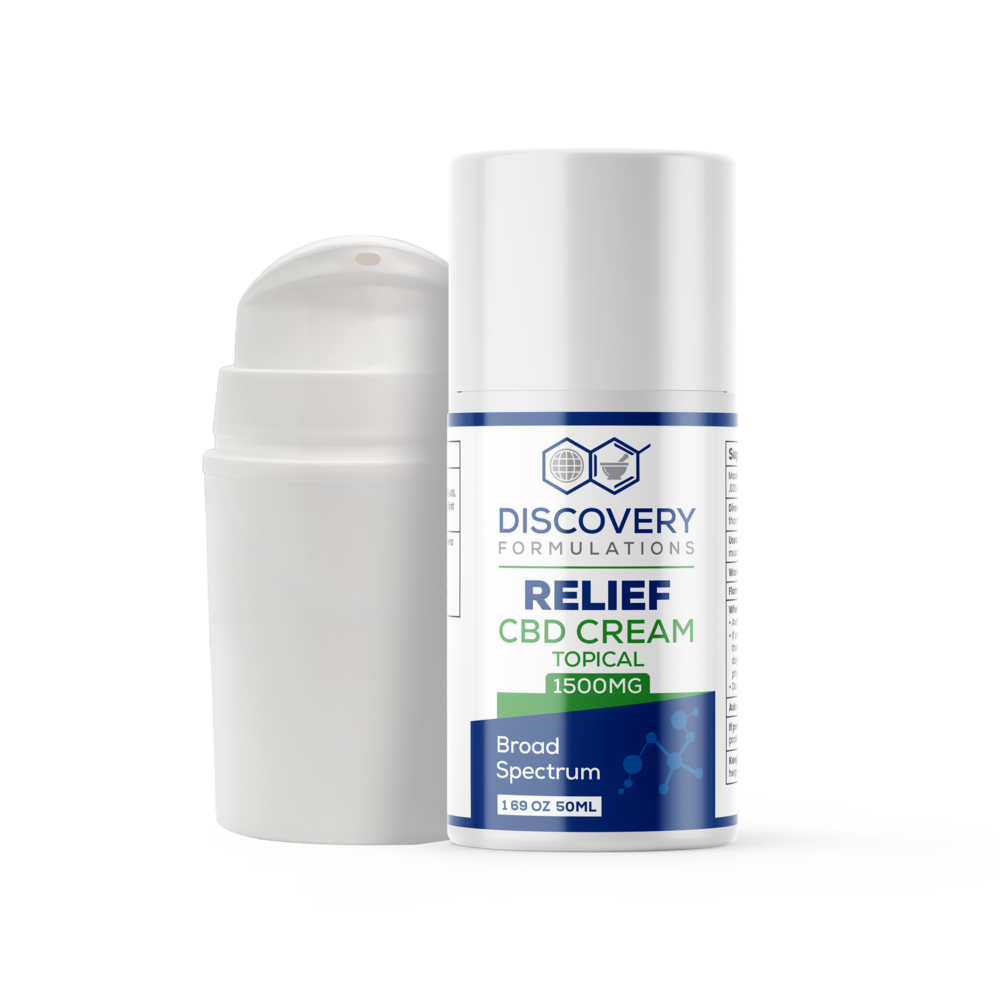 Relief CBD Pain Cream 1500MG - Broad Spectrum